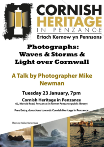 Photographs - Waves & Storms & Light over Cornwall - Illustrated talk by Mike Newman (Penzance Photographer)