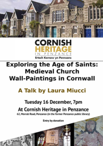 Exploring the Age of Saints - Medieval Church Wall-Paintings in Cornwall